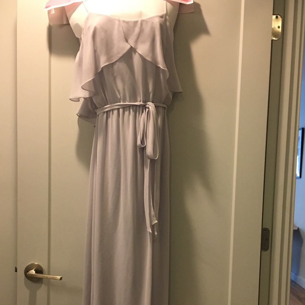 Amsale Nouvelle Julia Bridesmaids Dress in Mist